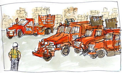 CalTrans trucks