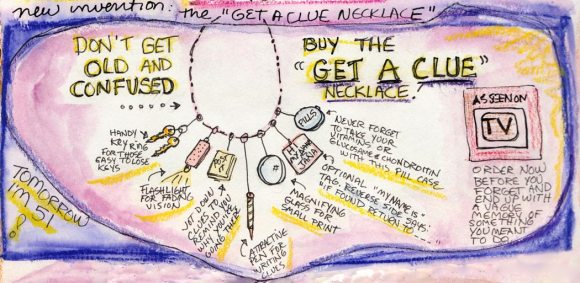 Get a Clue Necklace (detail); click images to enlarge