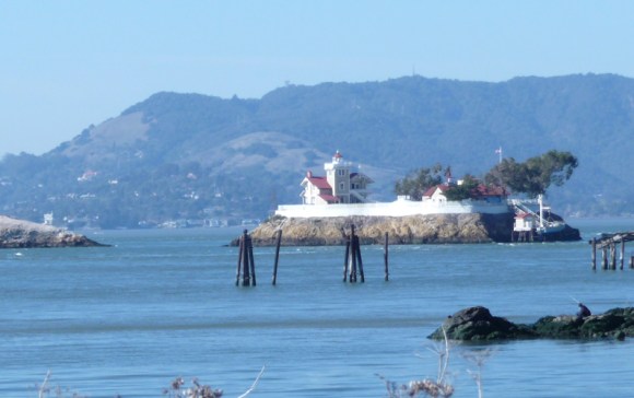 Photo of East Brother Island from Pt. Molate