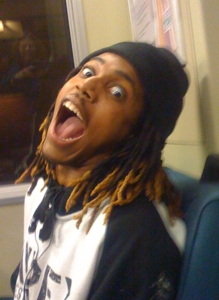 Quick Photo of Silly Pose