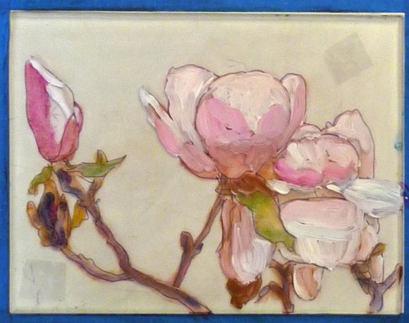 Paint on plexi plate 3