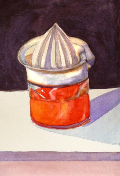 What's the Point What's the Point? watercolor on hotpress paper, 6x4"