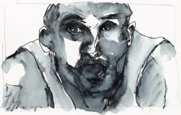 NBA Finals: Aiming for a free throw, ink