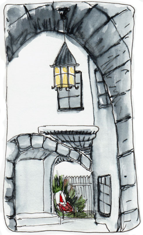 Normandy Village Gnome house