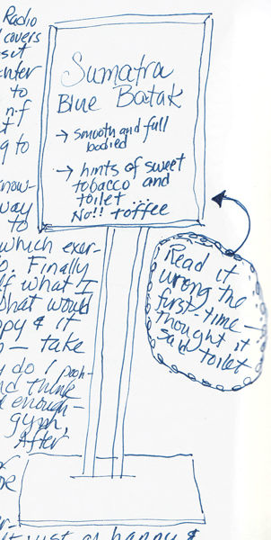 Hints of tobacco and toilet?