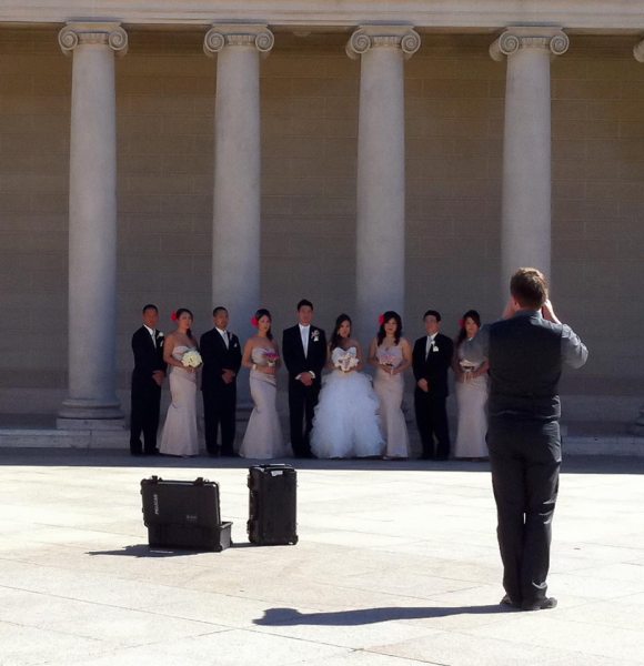 Wedding #1, Very serious and stoic