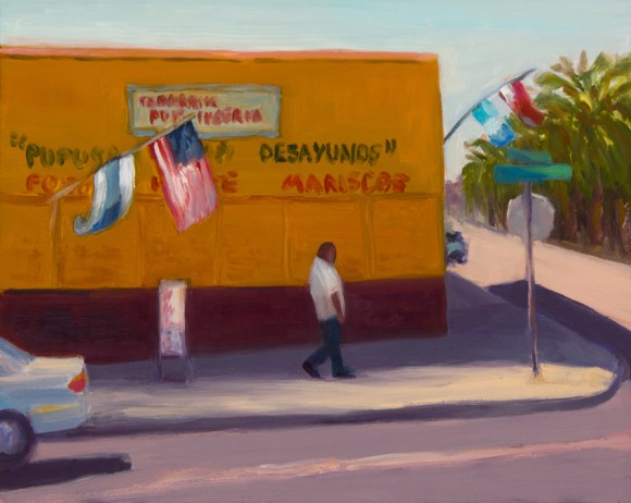 Pupusas and Desayunos; oil on panel, 8x10"