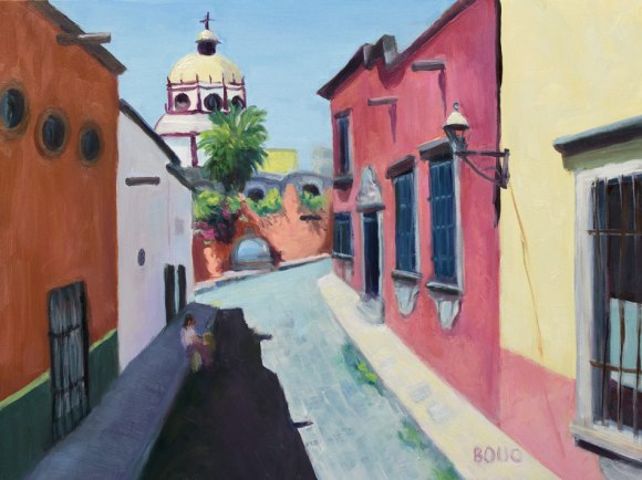 San Miguel de Allende, Mexico, 9"x12, oil on panel