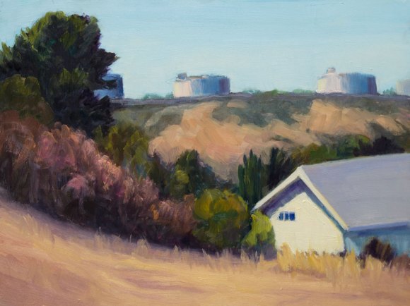 Tormey View, Oil on board, 9x12"