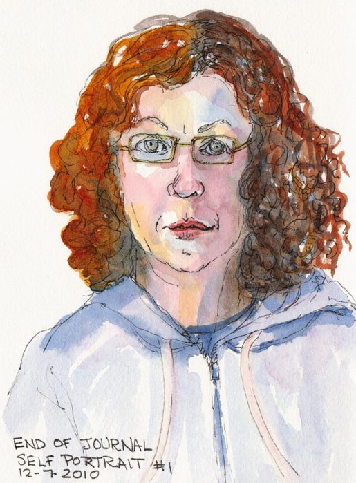 End of Journal Self-Portrait #1