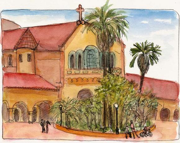 Chapel and courtyard