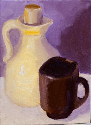 Dioxazine Violet & Cad Yellow Deep, V.1