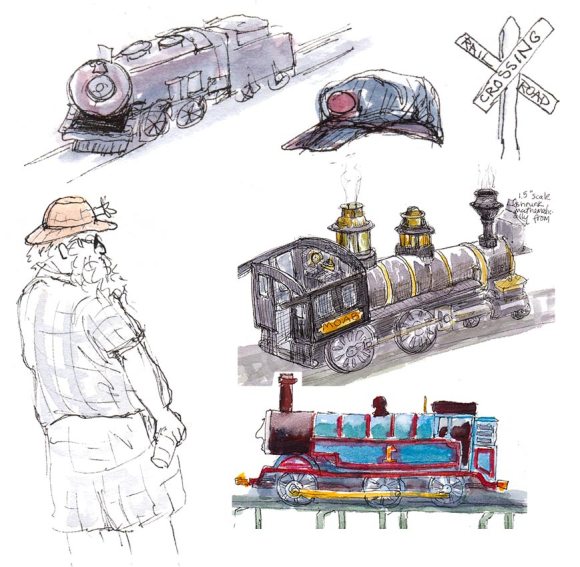 Steam Train Medley from multiple sketches