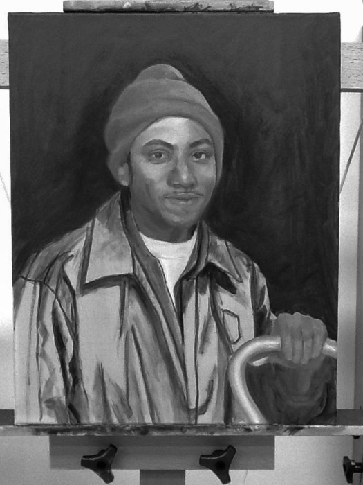 7-Took a black and white photo to check values