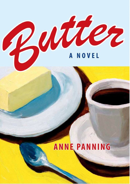 Book cover with my painting Tea and Butter