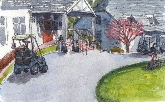 Mira Vista, left side of spread, 5x8"