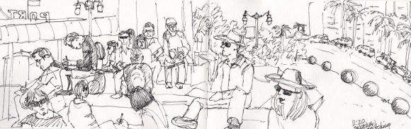 Sketchers Sketching on the Embarcadero