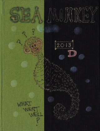 Sea Monkey Journal Cover, 8x6"