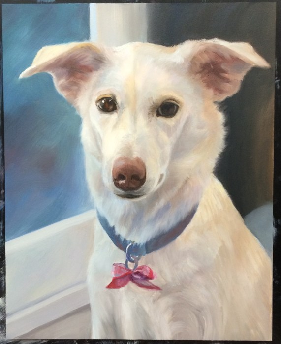 Millie-Working on background, adding and reducing details