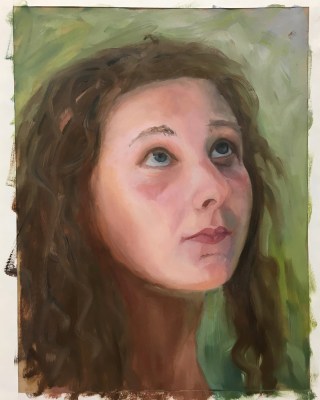 F=FAIL. Abandon ship! Start over with better drawing and make right side darker.