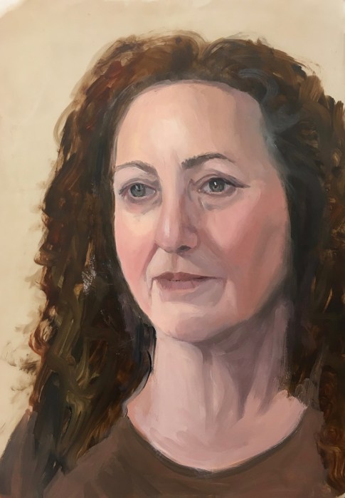 #15, oil on Duralar, 12x9