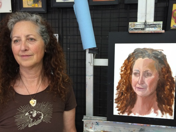 Attempt #1: painted live in about 2.5 hours. I learned how much I didn't know about alla prima portraiture.