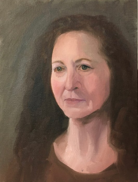 #6, oil on panel, 12x9