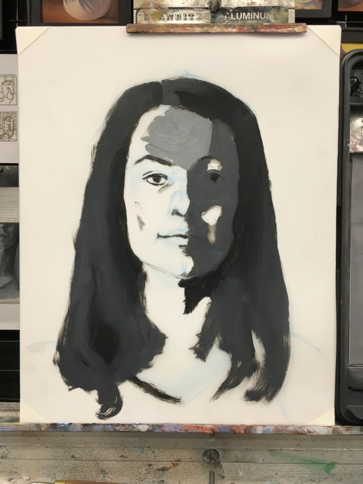 CBC Part 1-3, Janas #1 step 1, High Key, High Contrast Painting