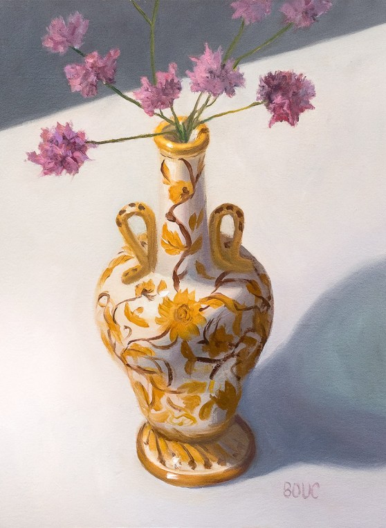 Mom's Perugia Italian Vase, Oil on Arches Oil Paper, 12x9 inches
