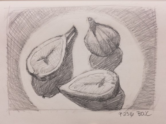 Study/Sketch for painting in Moleskine 8x10"