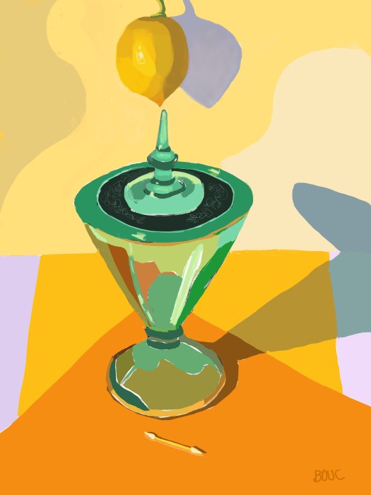 Original color study sketch in Procreate on the iPad. Print is available upon request.