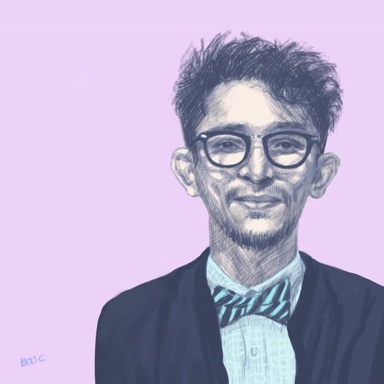 Digital sketch of Fasyali from Sktchy in Procreate