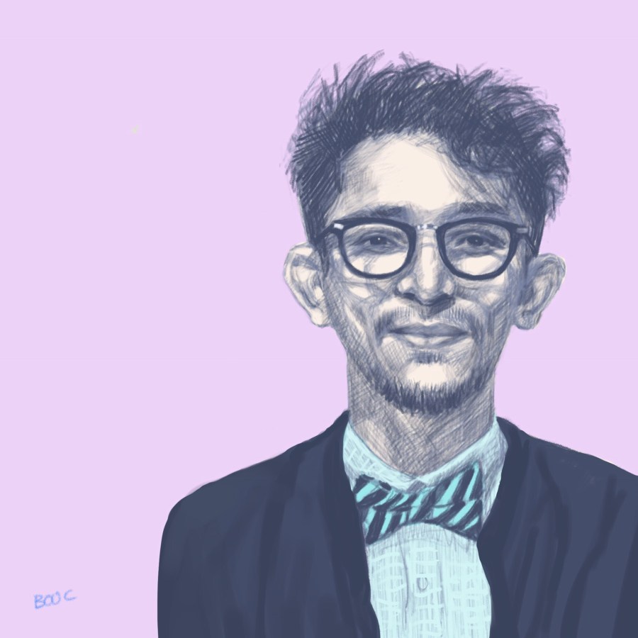 Digital sketch of Fasyali from Sktchy in Procreate