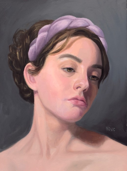 Hannah W from Sktchy, 14x11” oil on Arches Oil Paper. 