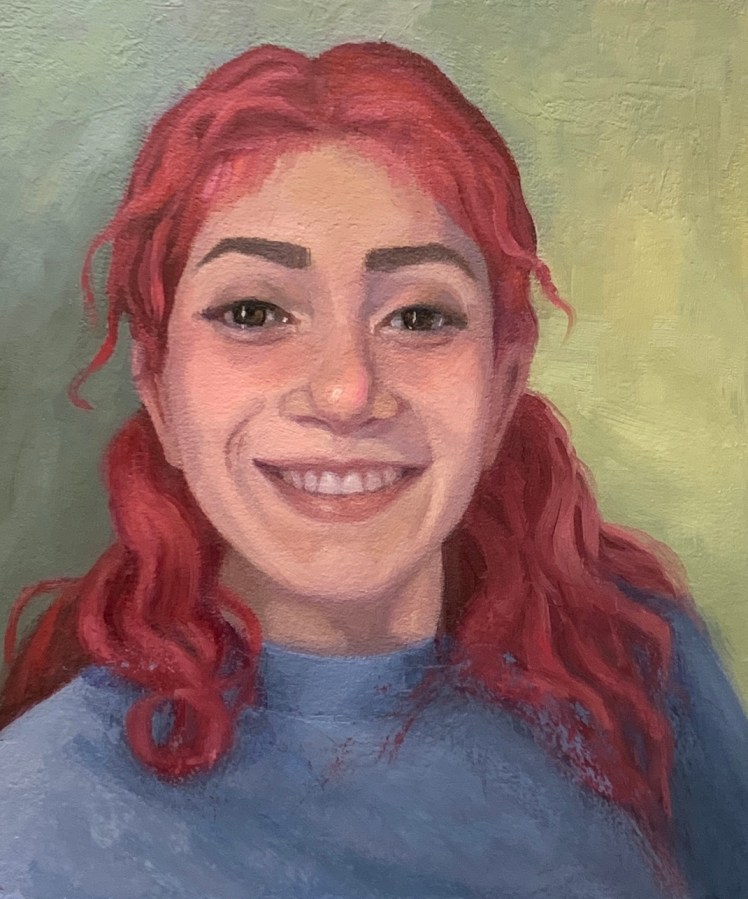 Scraped off shirt and some hair to redo