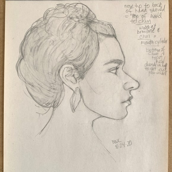 First Attempt at drawing Raquel