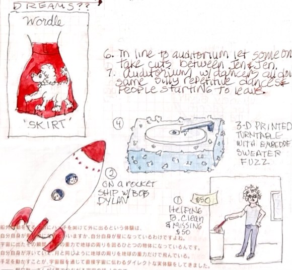 Wordle: SKIRT and dreams illustrations